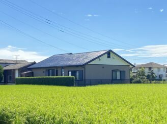 白石町　屋根塗装　外壁塗装　　平屋　株式会社キス