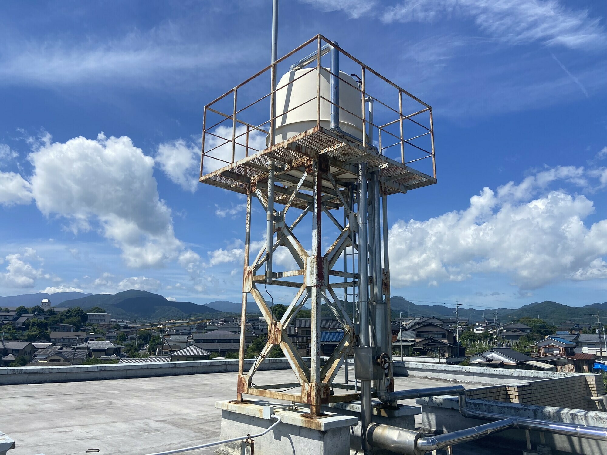 鹿島市看護学校様の屋上防水工事その３