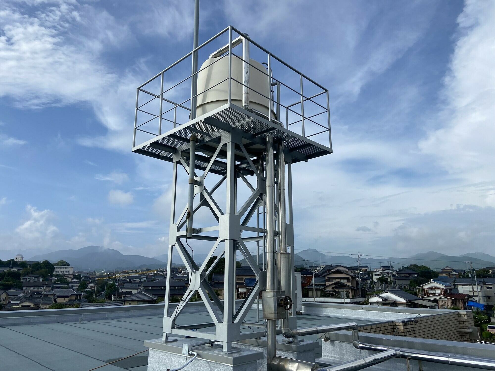 鹿島市看護学校様の屋上防水工事その４